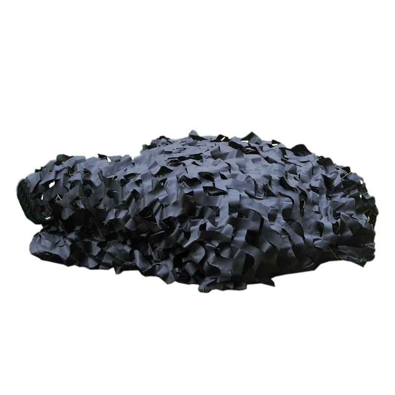Outdoor Camping Exhibition - Zwart camouflagenet met raster Indoor Versiering
