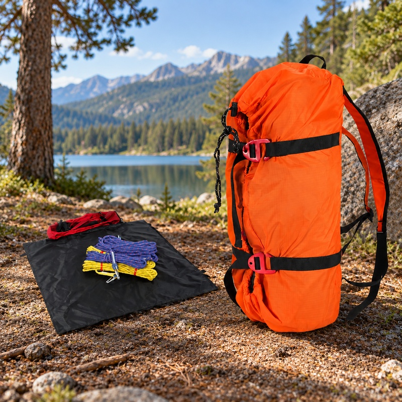 Outdoor Camping Rugs - Stevige opbergtas voor buitensportklimmen, met een