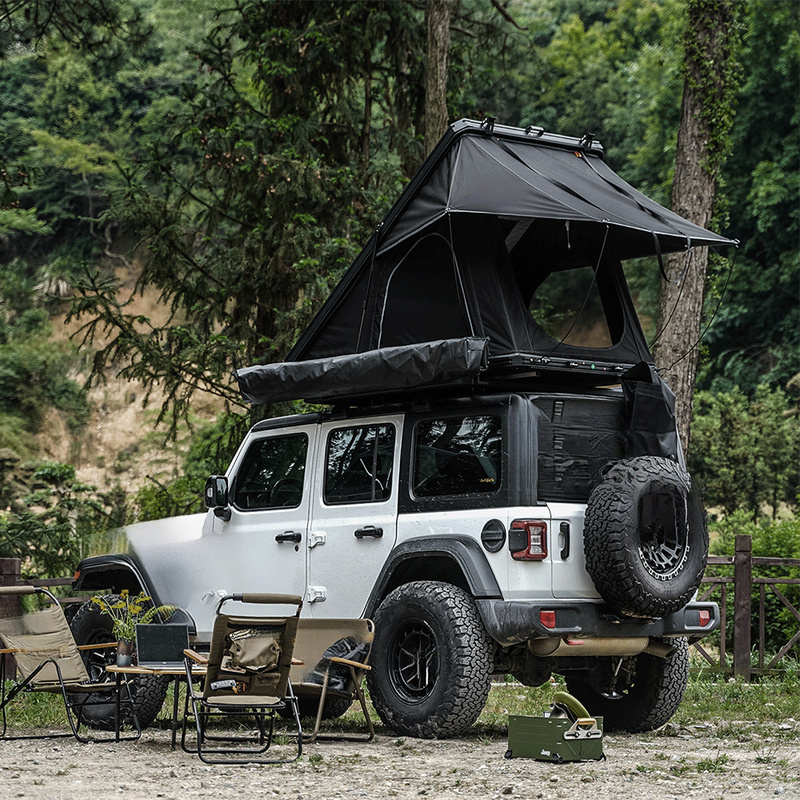 Outdoor Camping Van Tent - Harde aluminium daktoptent met klembevestiging geschikt
