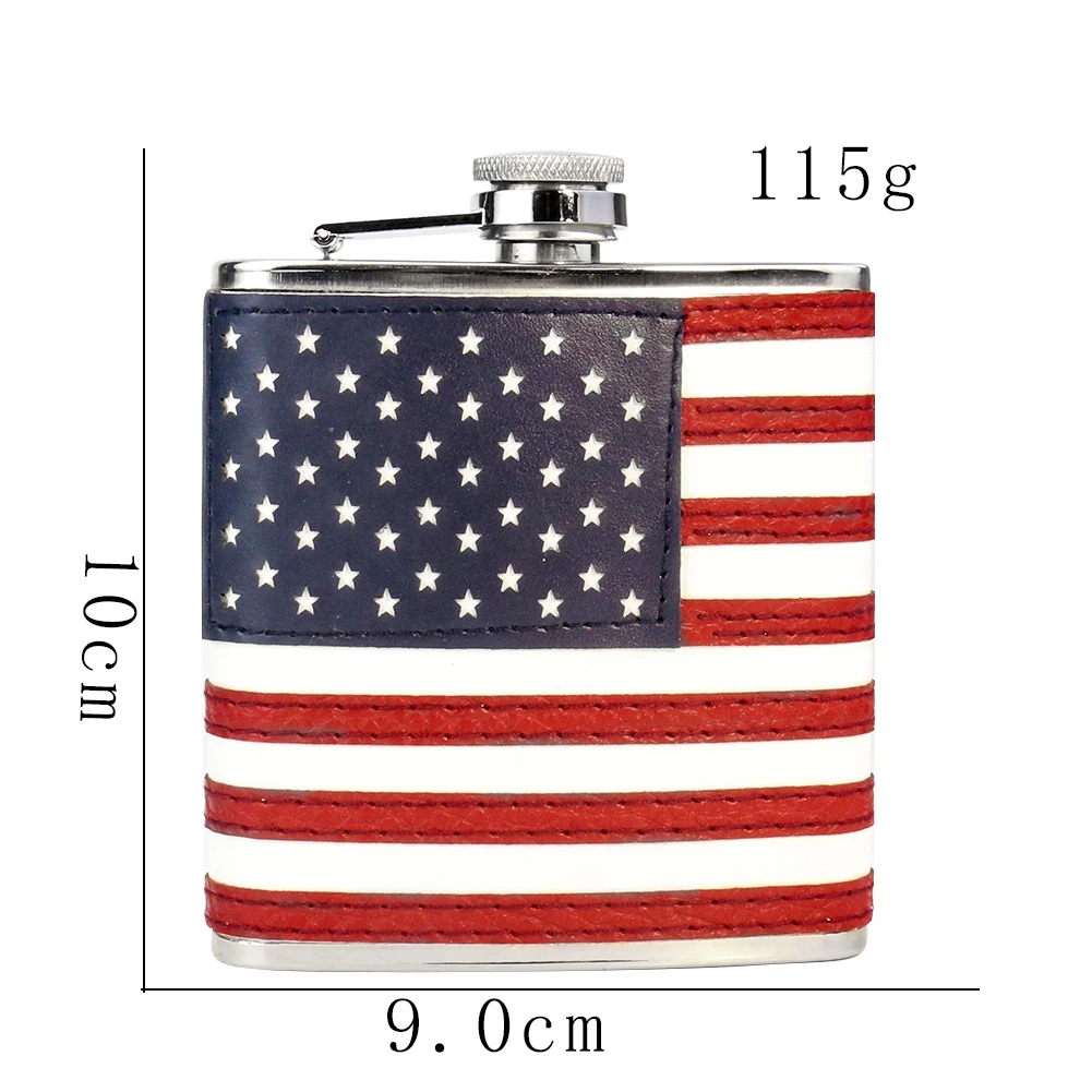 Vlag van de VS, wijnfles, lere - Outdoor Camping Usa recensie en prijs