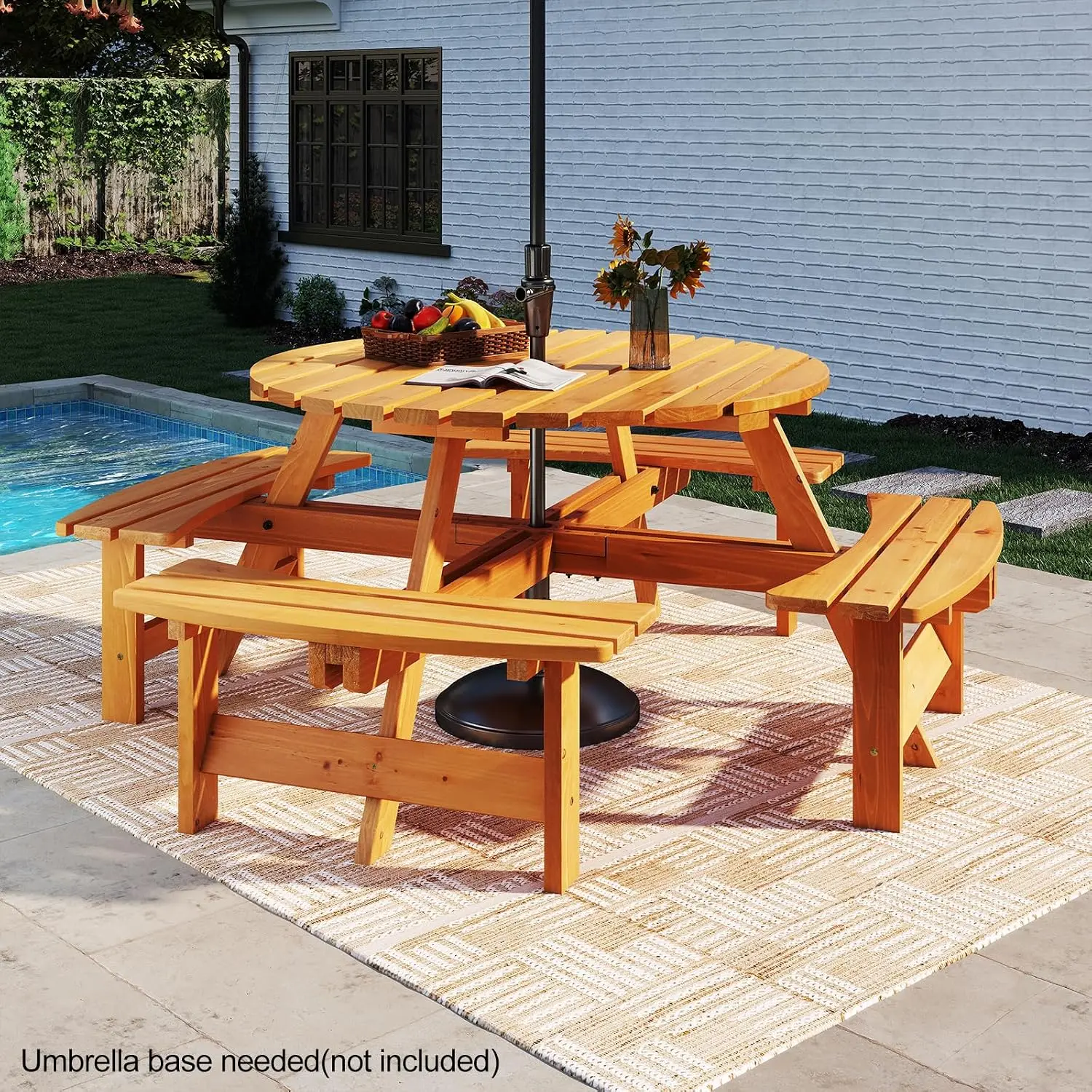 USA Stock 8-persoons houten pi - Outdoor Camping Usa recensie en prijs
