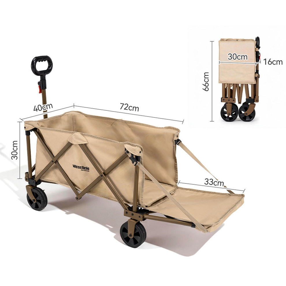 Outdoor Camping Wagon Opvouwba - Outdoor Camping Trolley recensie en prijs