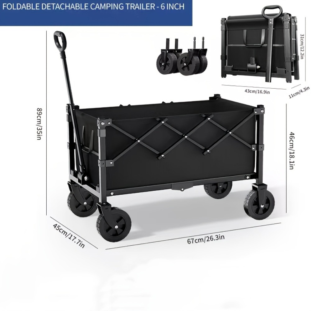 Vouwbare Tuinkar met 360 lbs D - Outdoor Camping Trolley recensie en prijs