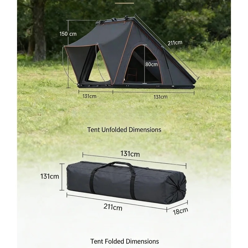 Populaire aluminium hardtop da - Outdoor Camping Van Tent recensie en prijs