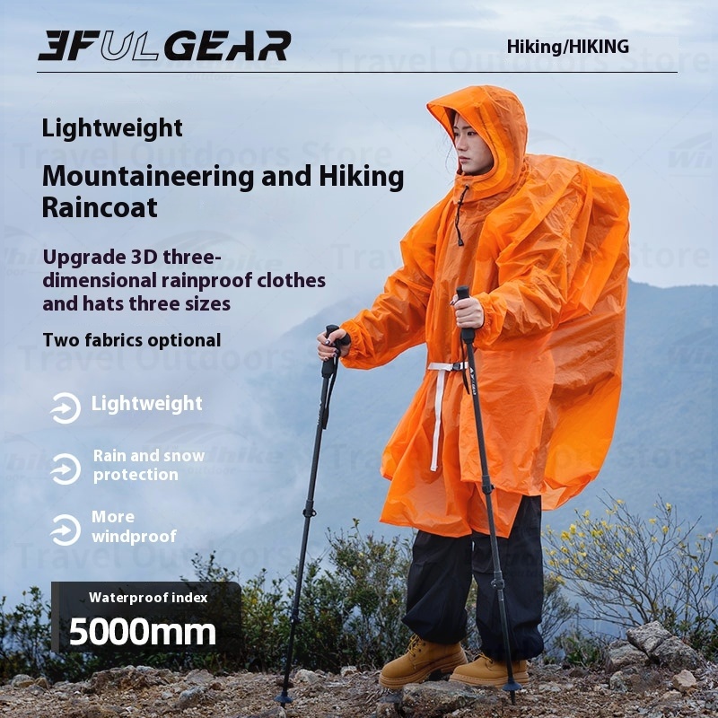 3F UL GEAR 2026 Wandelregenjas - Camping Rain Poncho recensie en prijs