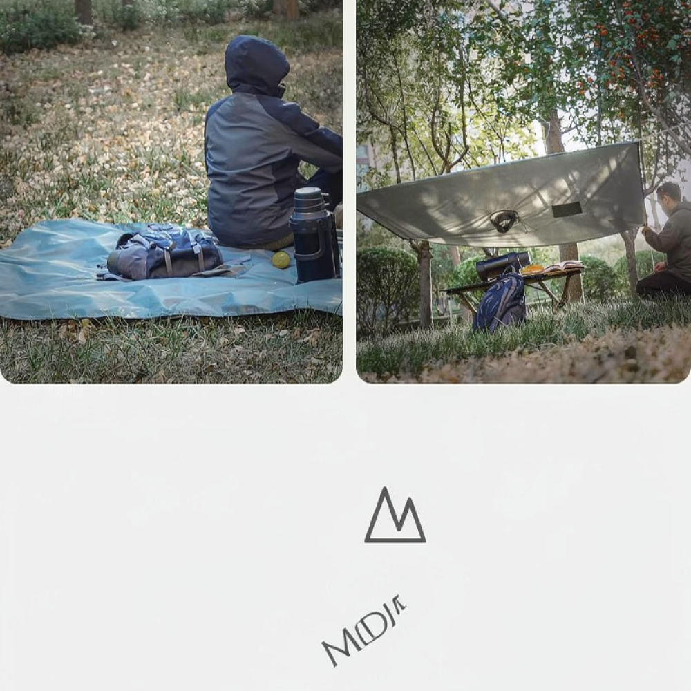 Duurzame, waterdichte regenpon - Camping Rain Poncho recensie en prijs